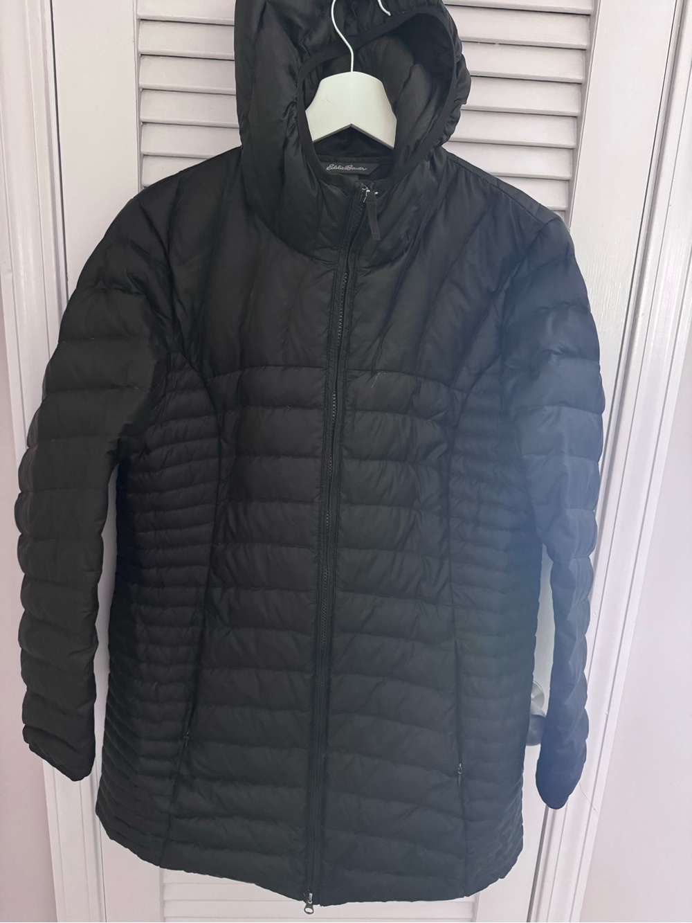 Eddie Bauer Black Down Parka